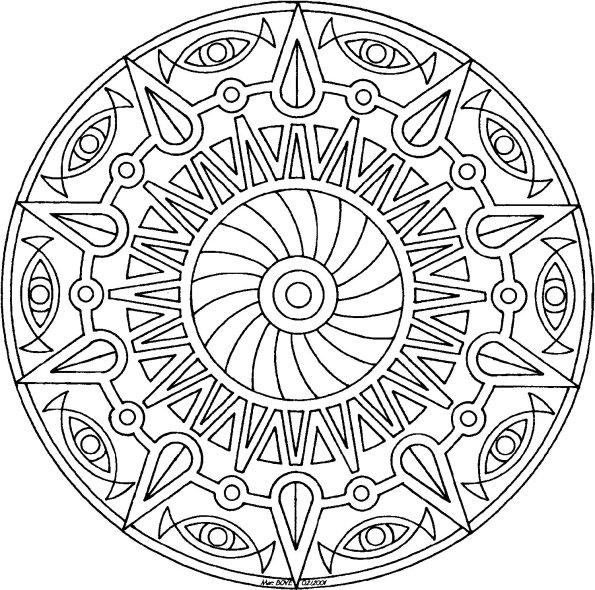 Abstract Coloring Pages To Print